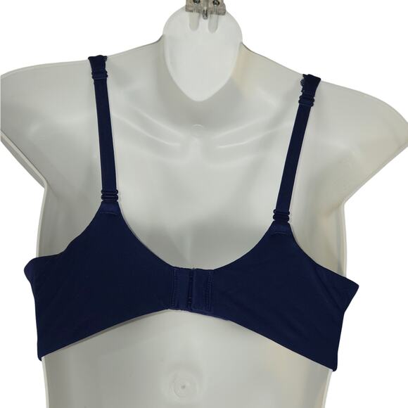 Victoria Secret body by Victoria Push Up 34D Blue Padded Back Closure Underwire - Picture 3 of 8